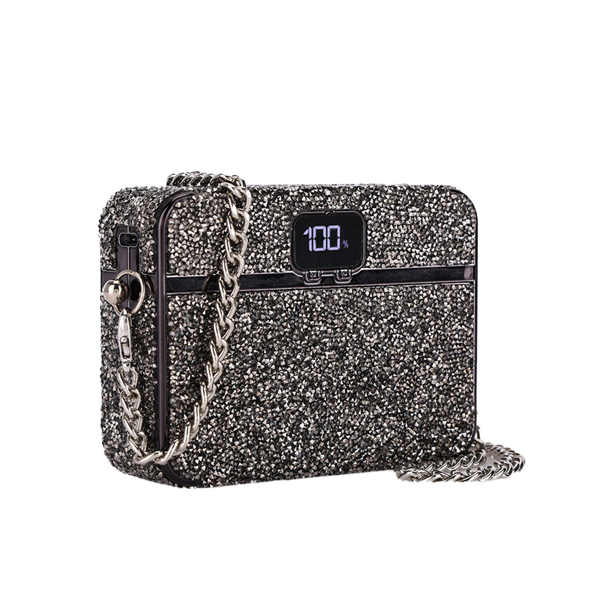 كاندي جو باور بانك شنطة صغيرة بقوة 10000 مللي أمبير شحن سريع 22.5 واط - الالماس الاسود