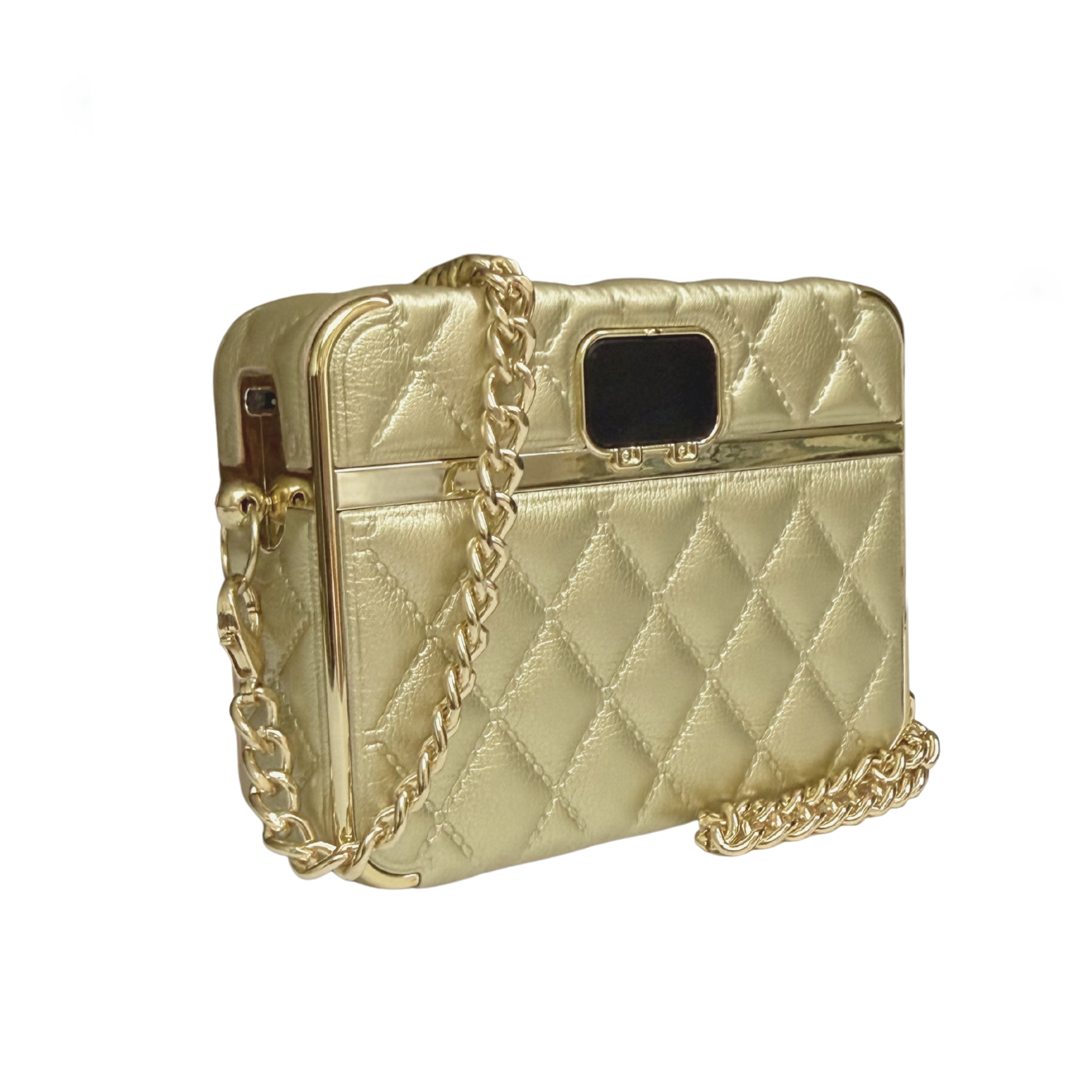 CandyGo Fashion Bag Power Bank 10000mAh Fast Charging 22.5W - Gold Leather