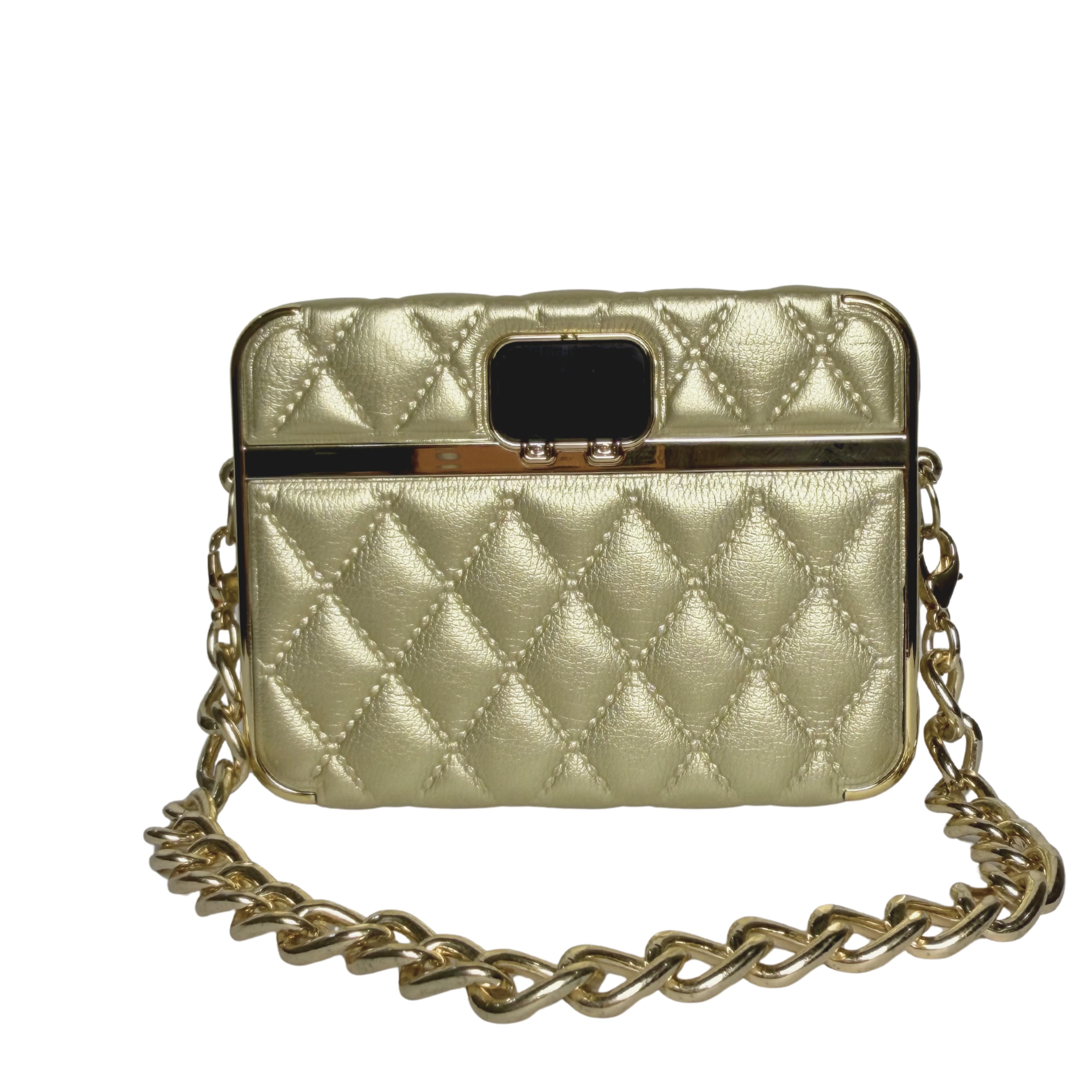 CandyGo Fashion Bag Power Bank 10000mAh Fast Charging 22.5W - Gold Leather