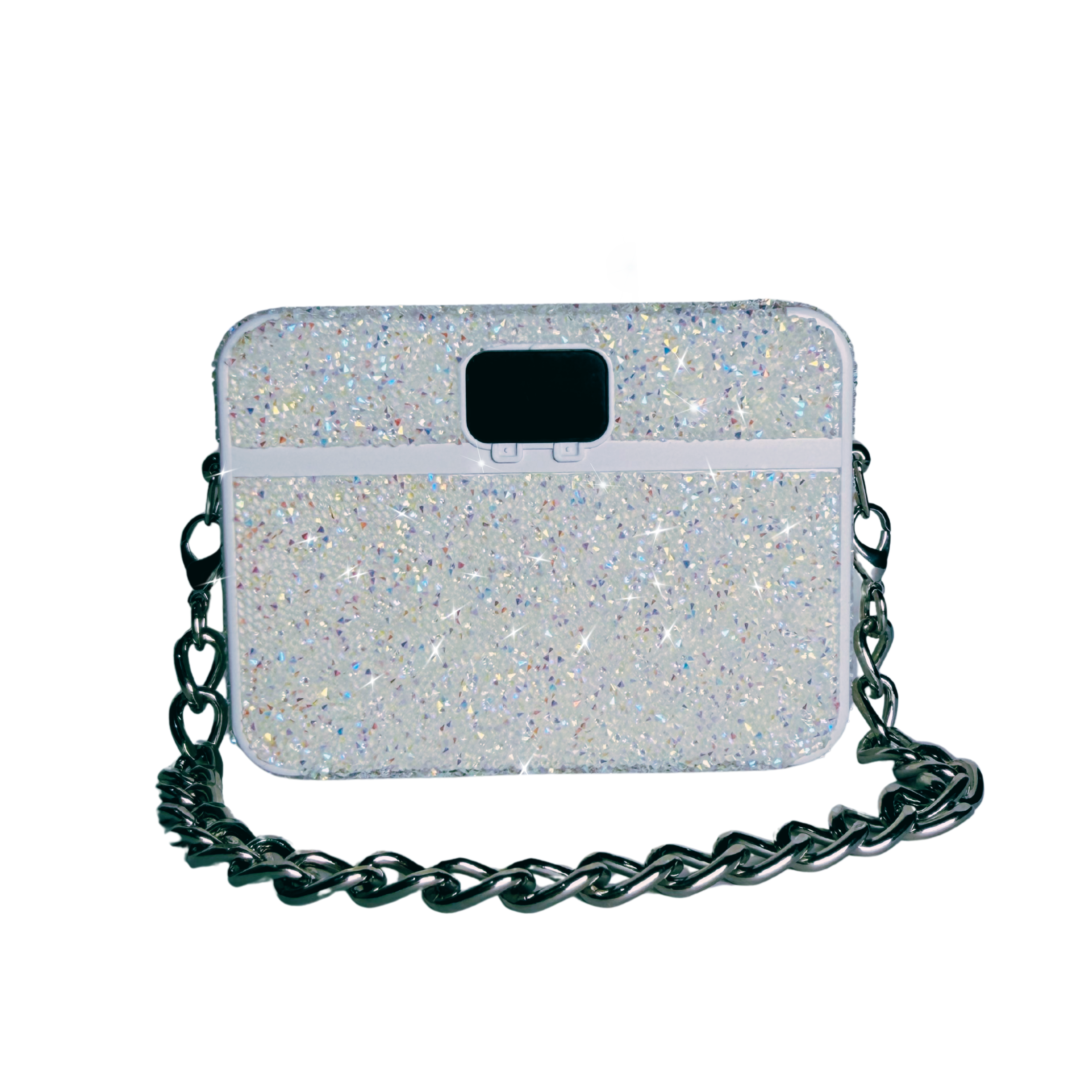 CandyGo Fashion Bag Power Bank 10000mAh Fast Charging 22.5W - White Diamond