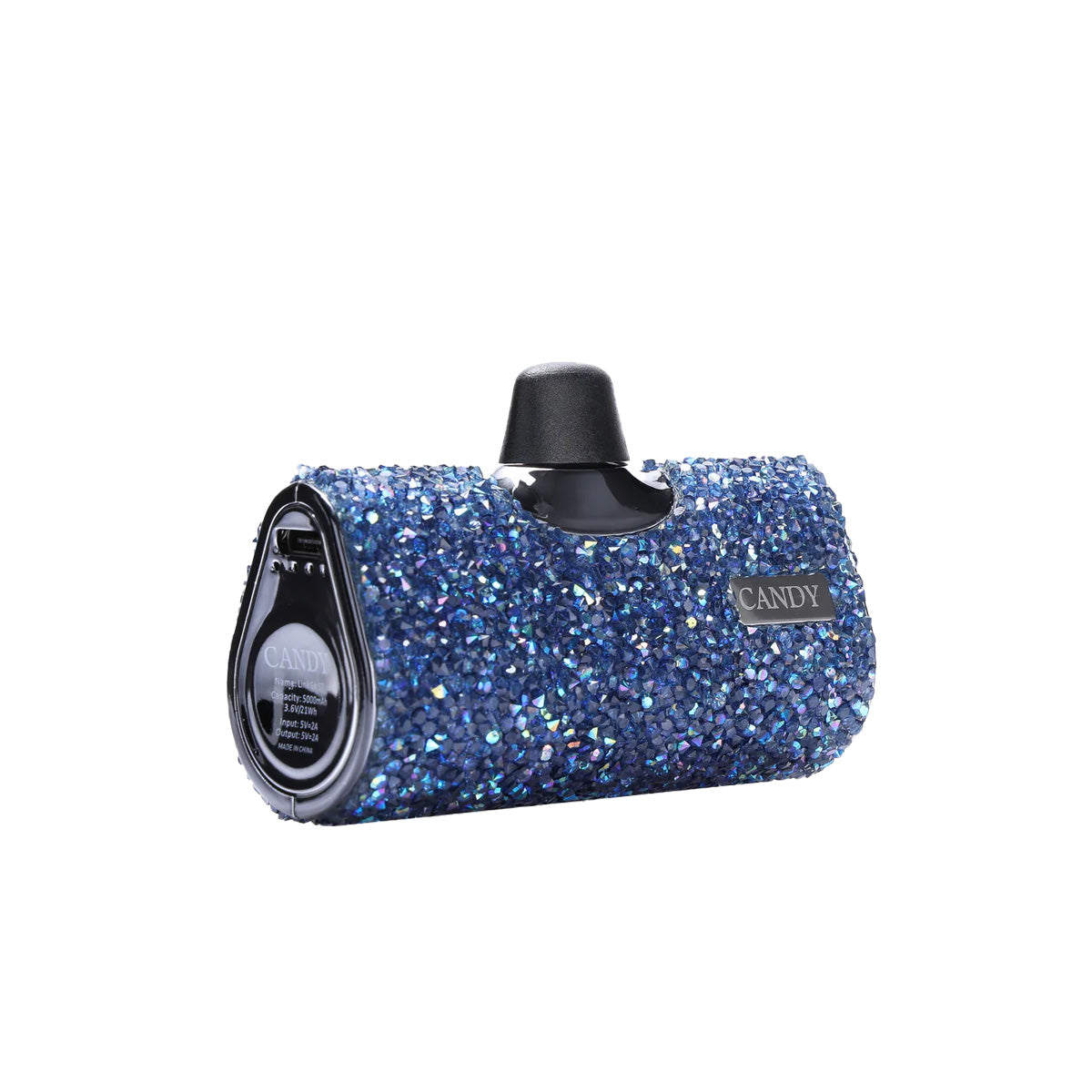 CandyGo Pocket Battery 5000mAh Lightning - Blue Diamond