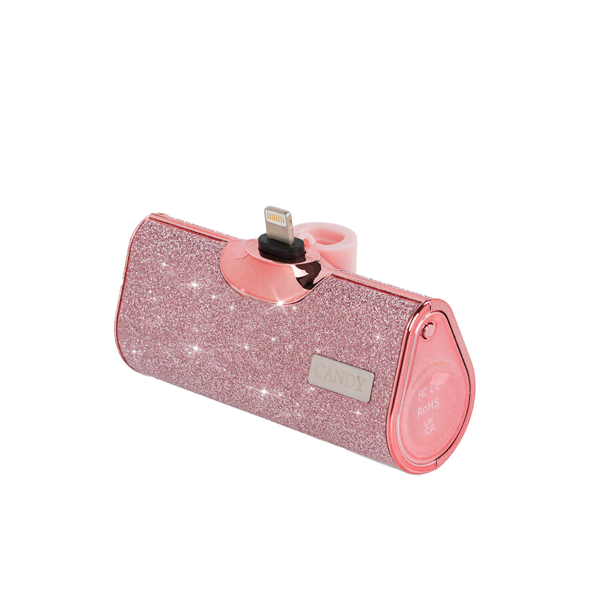 CandyGo Pocket Battery 5000mAh Lightning - Pink Diamond