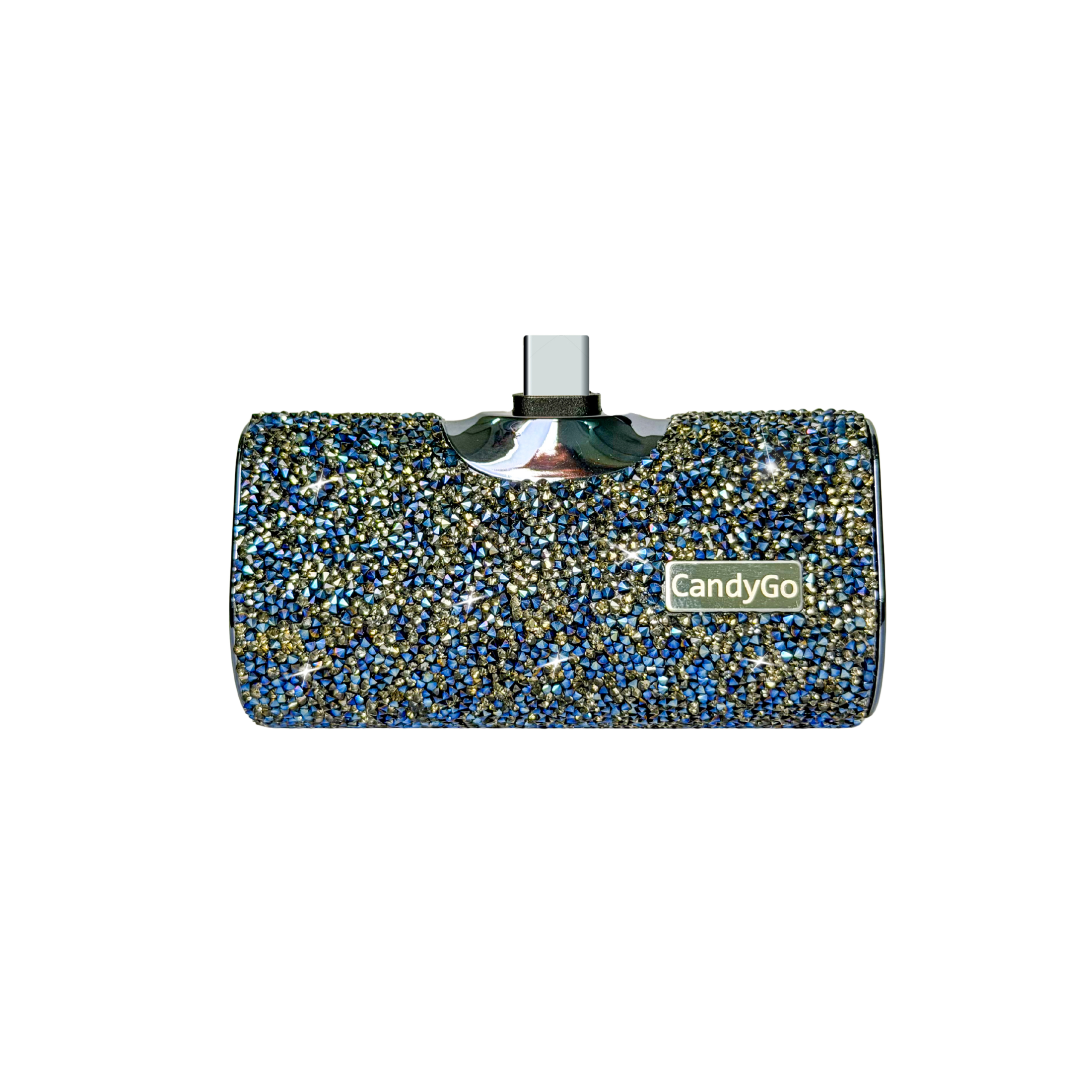 CandyGo Fashion Battery 5000mAh USB-C - Black-Navy Diamond