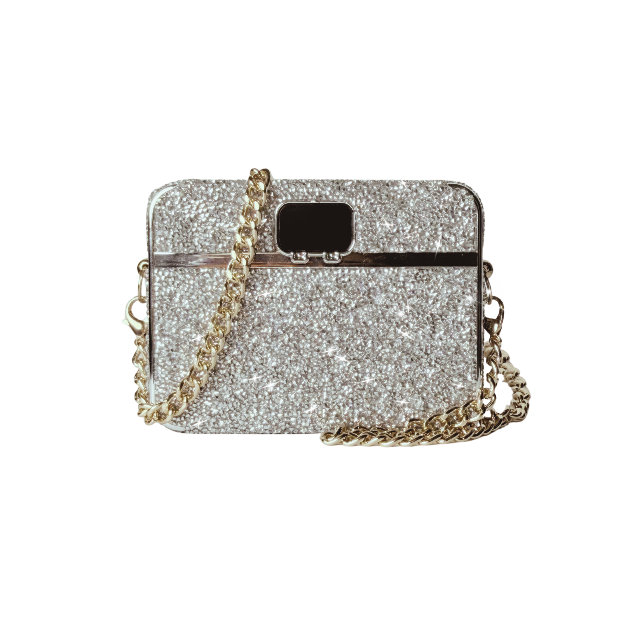 CandyGo Fashion Bag Power Bank 10000mAh Fast Charging 22.5W - Silver Diamond