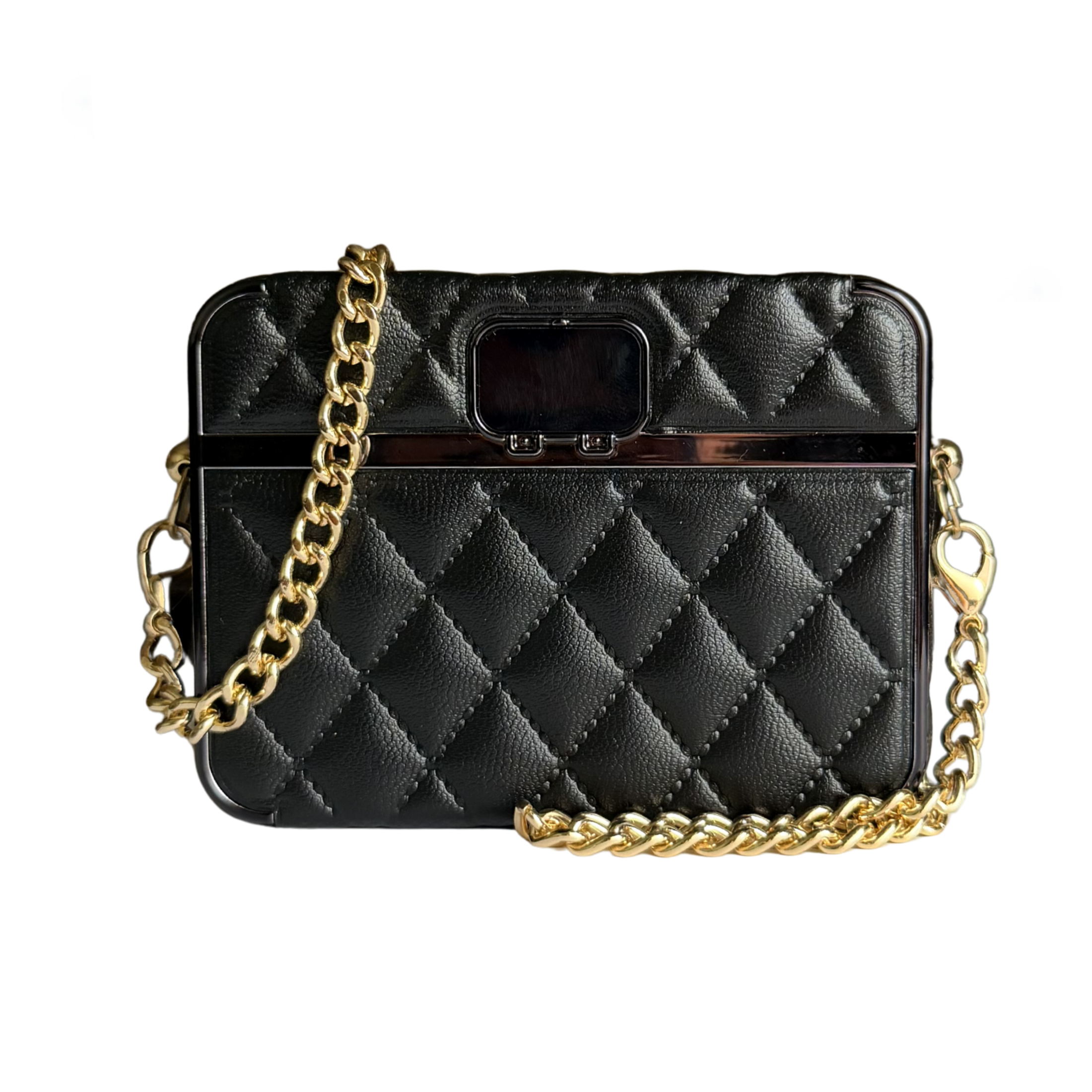 CandyGo Fashion Bag Power Bank 10000mAh Fast Charging 22.5W - Black Leather