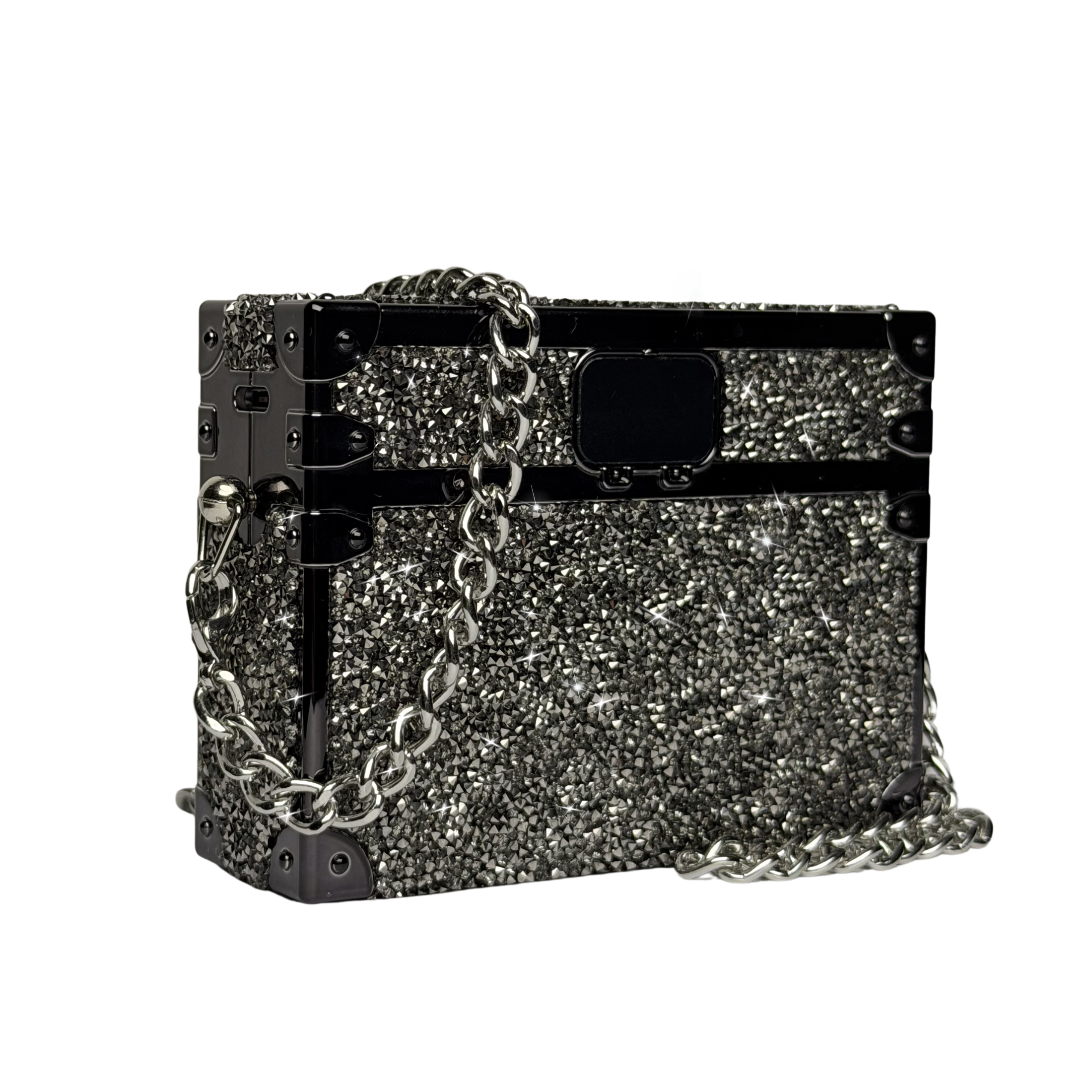 CandyGo Royal Classic Fashion Bag Power Bank 10000mAh Fast Charging 22.5W - Black Diamond