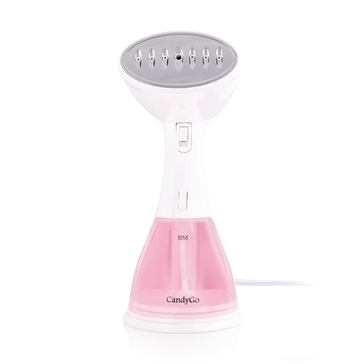 CandyGo Lifestyle Handheld Steamer 1500W - Pink-White