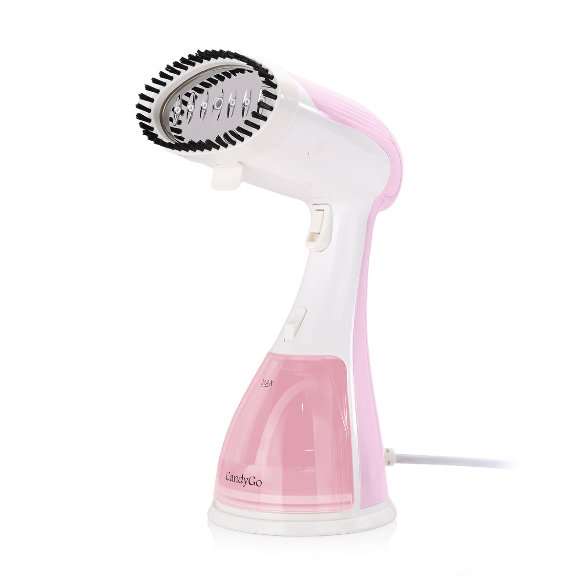 CandyGo Lifestyle Handheld Steamer 1500W - Pink-White