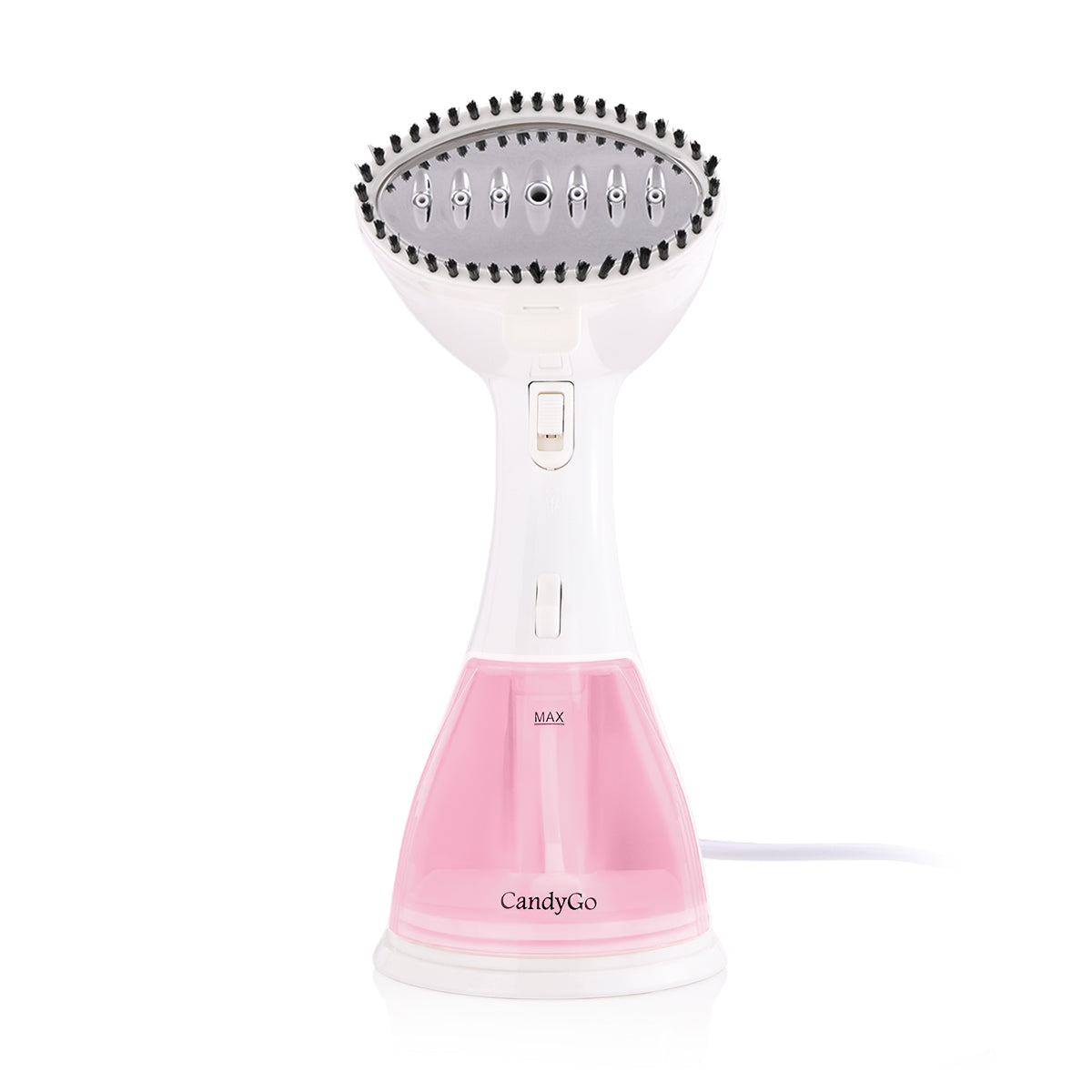 CandyGo Lifestyle Handheld Steamer 1500W - Pink-White