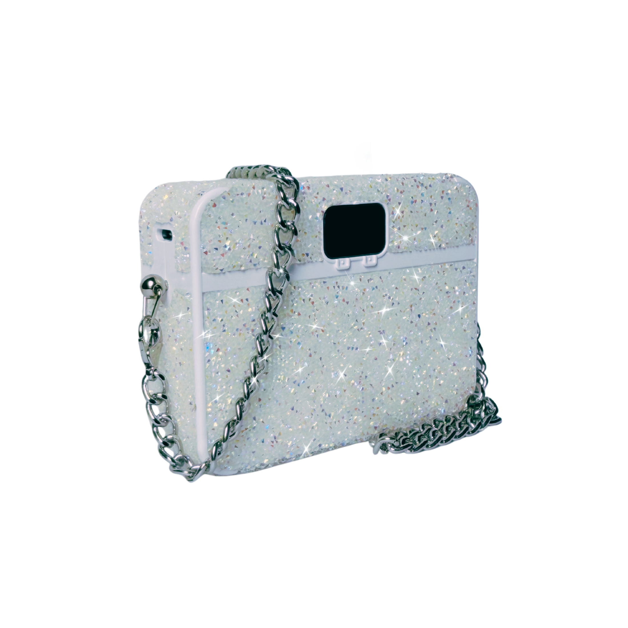 CandyGo Fashion Bag Power Bank 10000mAh Fast Charging 22.5W - White Diamond