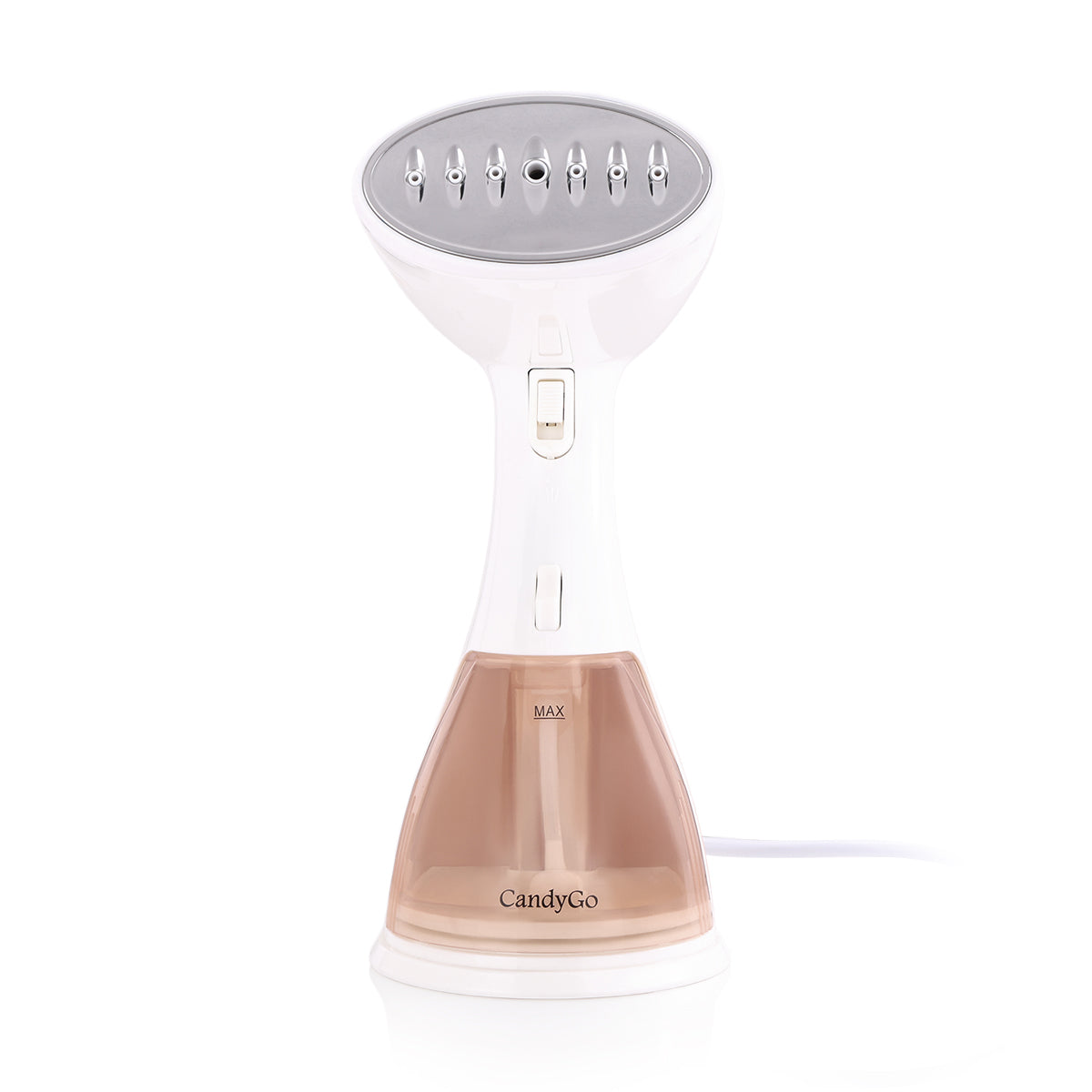 CandyGo Lifestyle Handheld Steamer 1500W - Beige-White