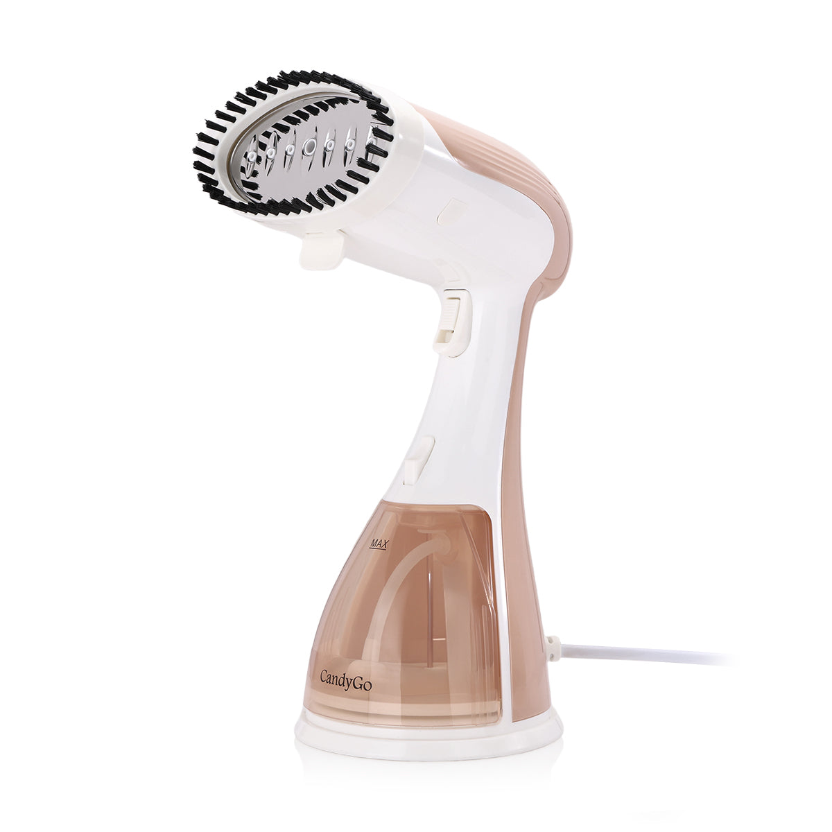 CandyGo Lifestyle Handheld Steamer 1500W - Beige-White
