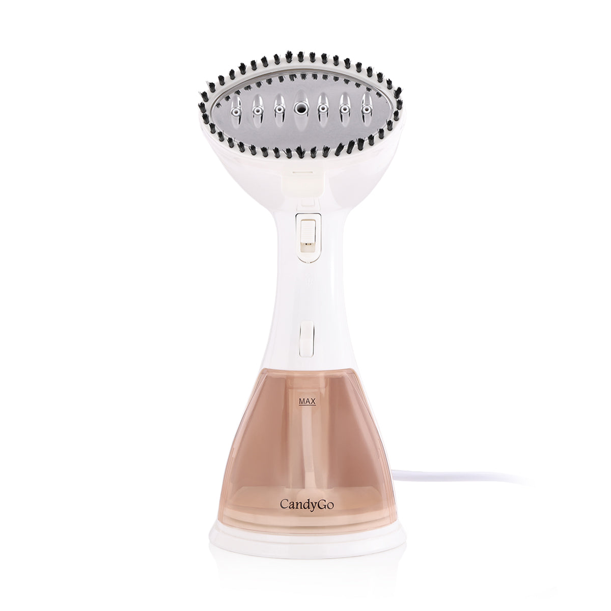 CandyGo Lifestyle Handheld Steamer 1500W - Beige-White