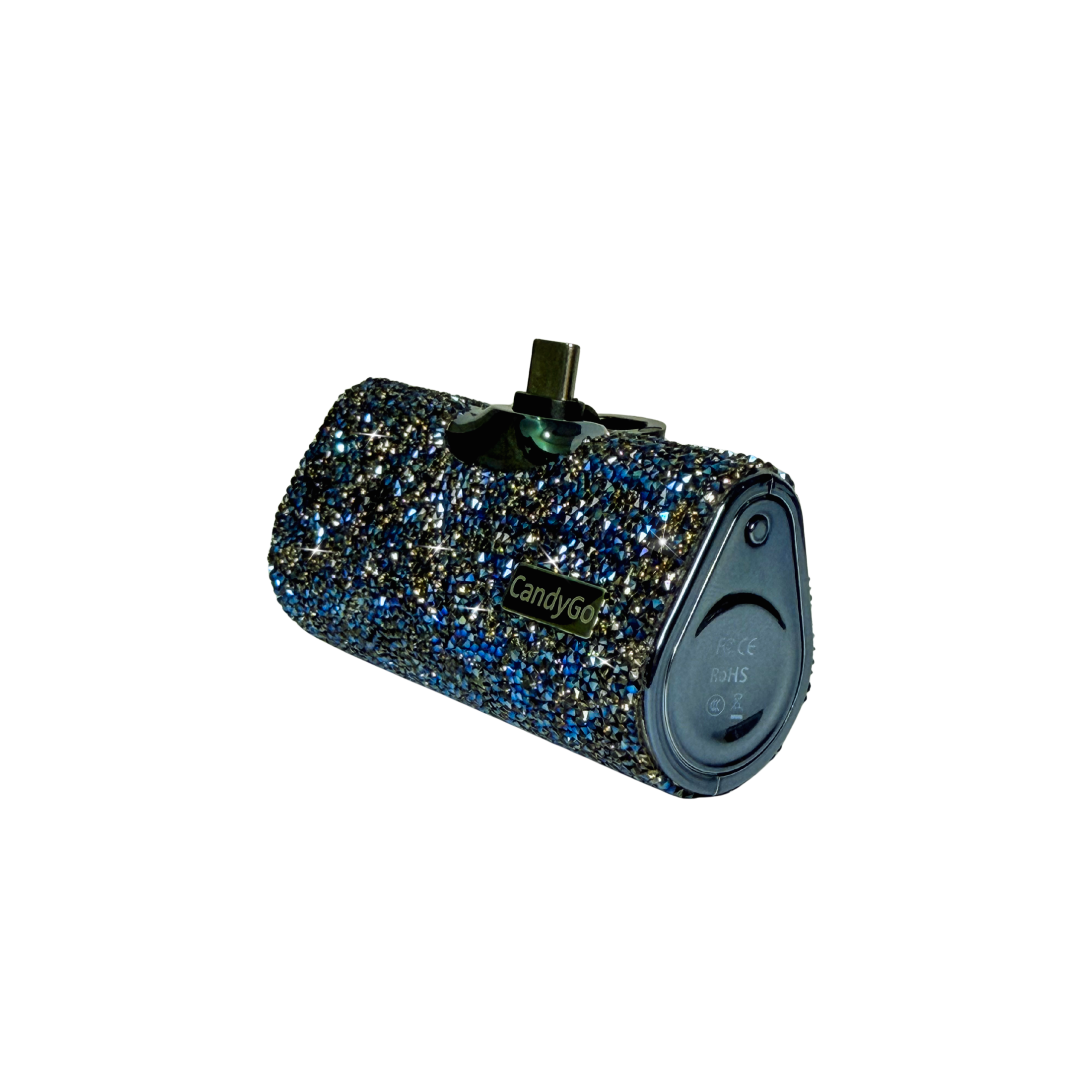 CandyGo Fashion Battery 5000mAh USB-C - Black-Navy Diamond