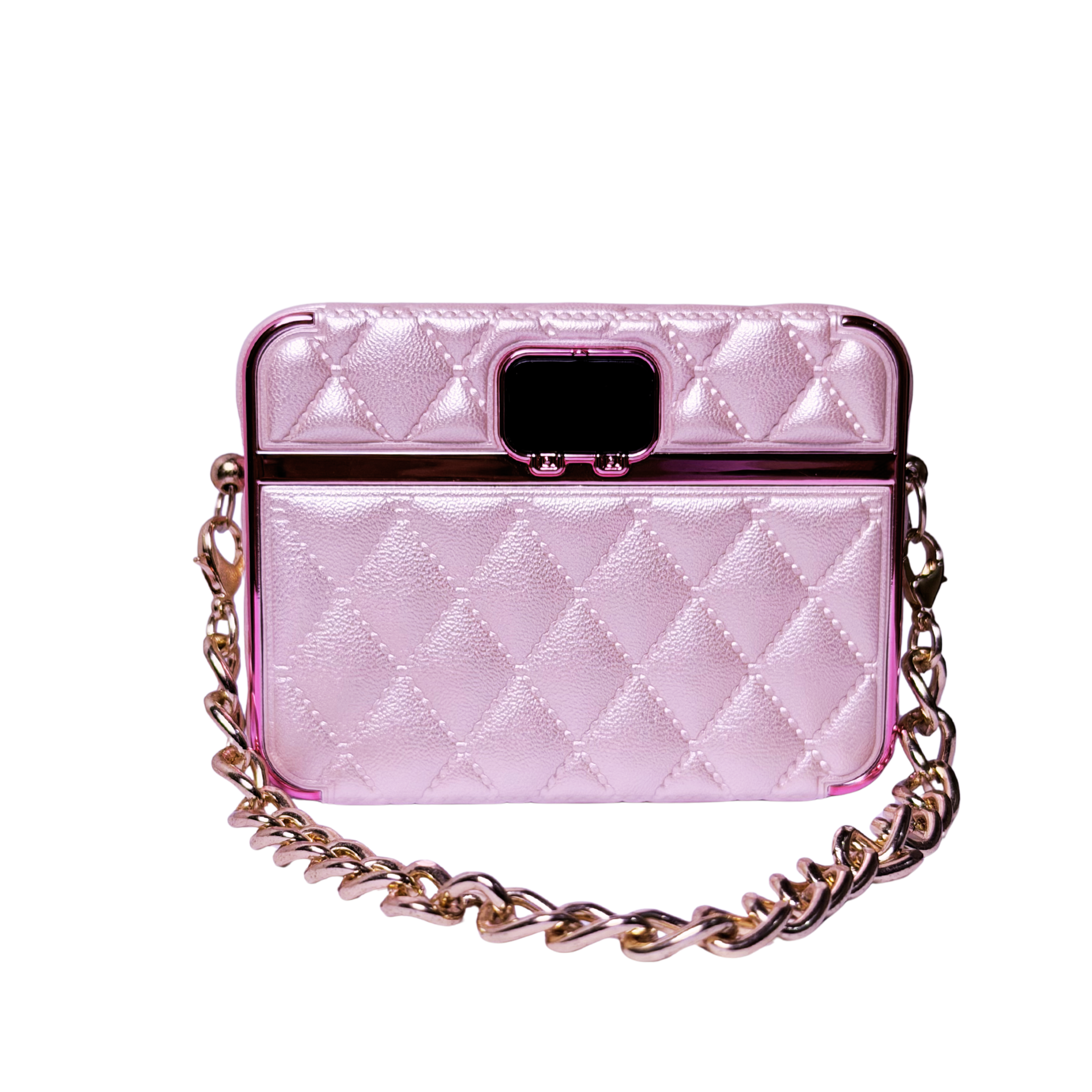 CandyGo Fashion Bag Power Bank 10000mAh Fast Charging 22.5W - Pink Leather