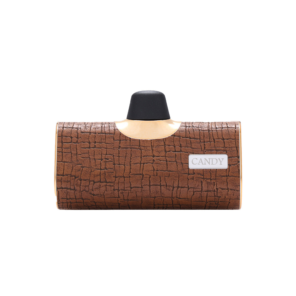 CandyGo Pocket Battery 5000mAh Lightning - Brown Leather