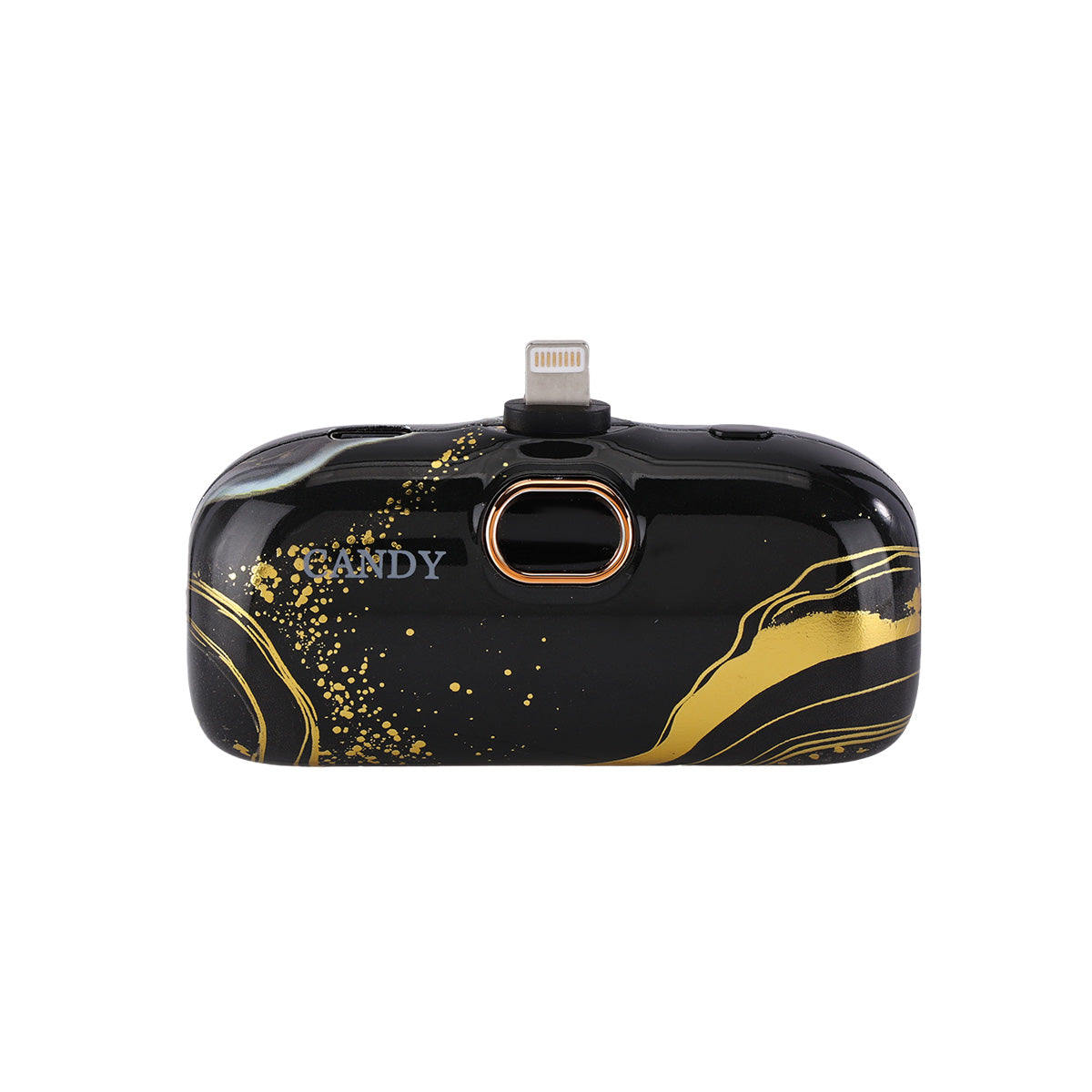 كاندي جو بوكيت باور بنك بقوة 5000 مللي امبير لايتنينج - ذهبي منتصف الليل لامع