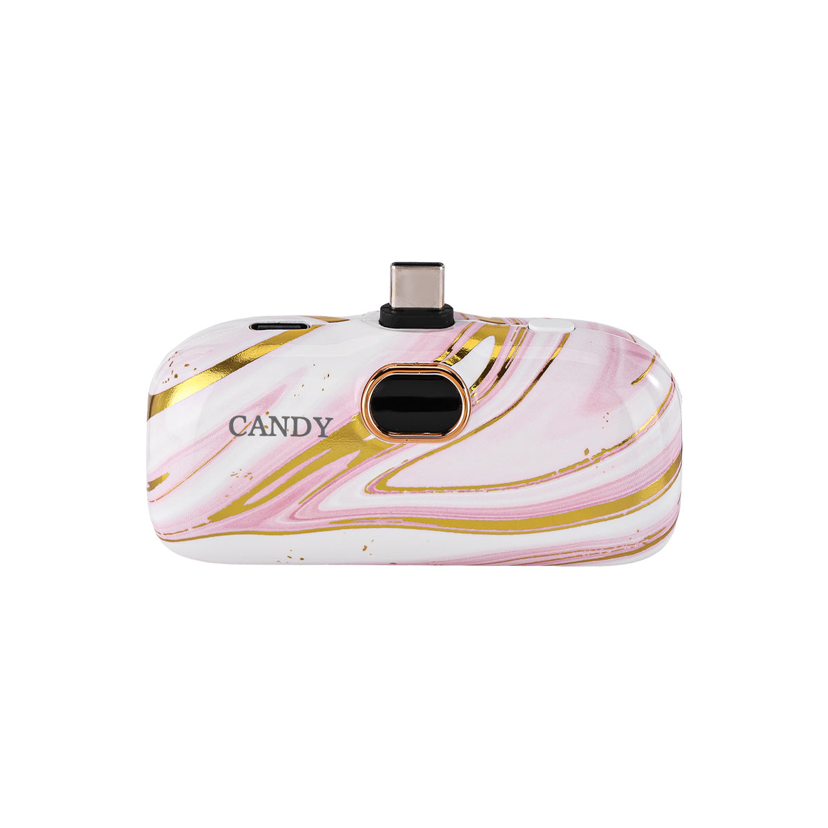 CandyGo Pocket Battery 5000mAh USB-C - Golden Rose