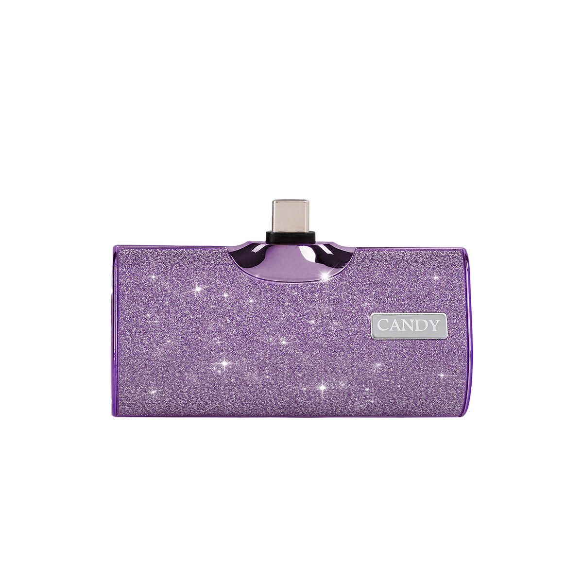 CandyGo Pocket Battery 5000mAh USB-C- Purple Diamond
