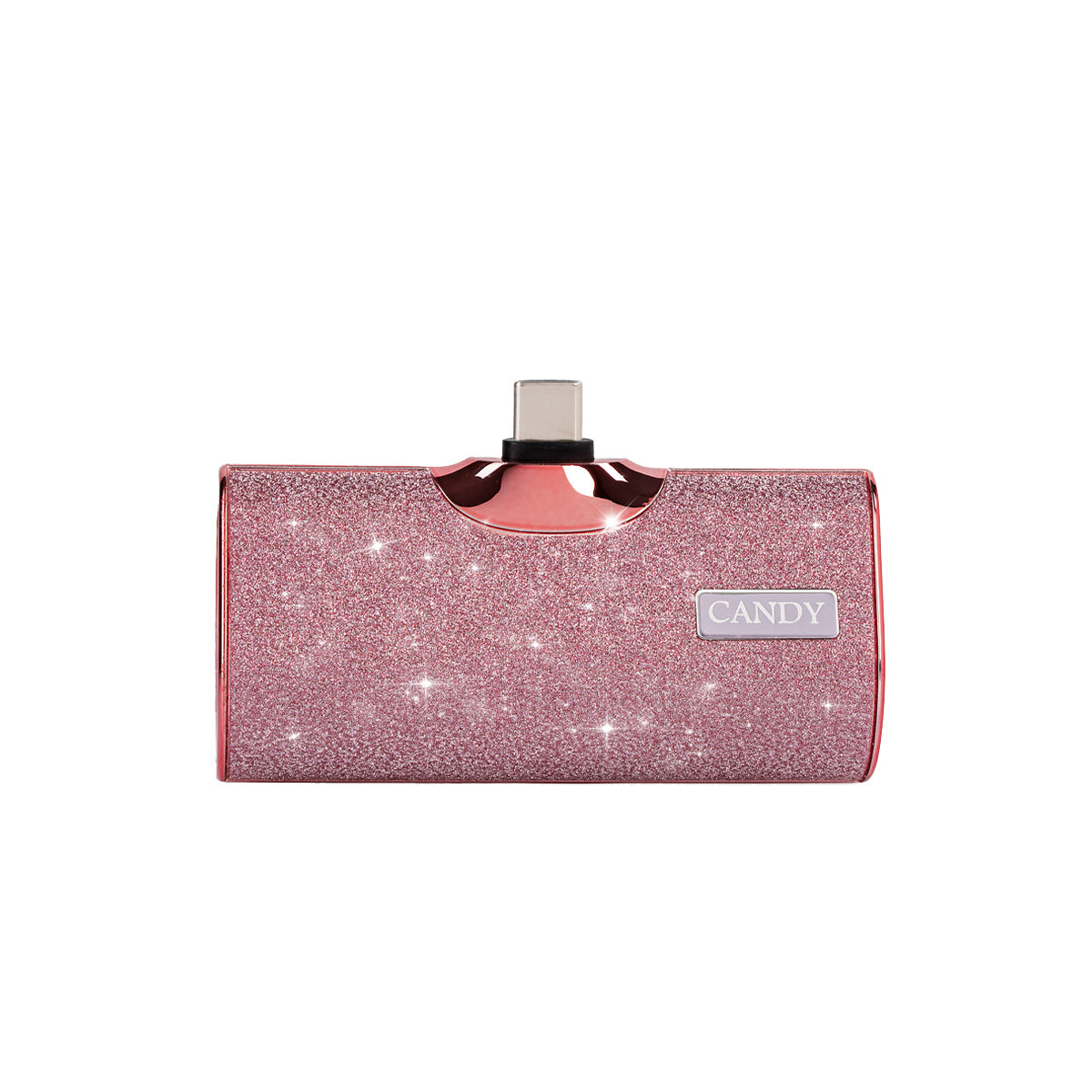 CandyGo Pocket Battery 5000mAh USB-C- Pink Diamond