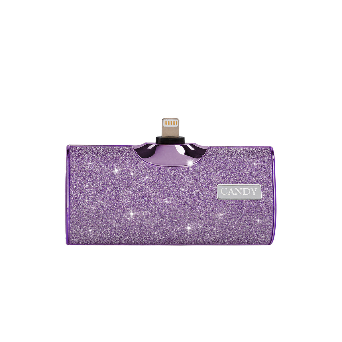 CandyGo Pocket Battery 5000mAh Lightning- Purple Diamond