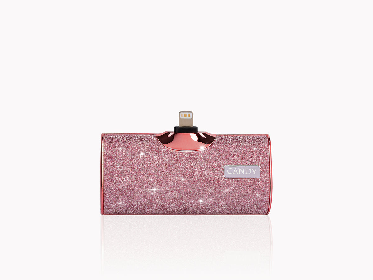 CandyGo Pocket Battery 5000mAh Lightning - Pink Diamond