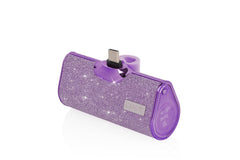 CandyGo Pocket Battery 5000mAh USB-C- Purple Diamond