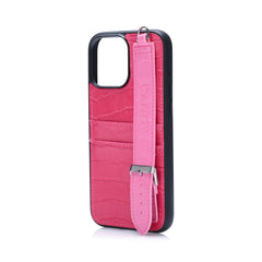Candy Leather Case For iPhone 16 Pro Max - Barbie Pink