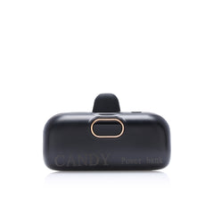 CandyGo Pocket Battery 5000mAh Lightning - Black