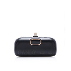 CandyGo Pocket Battery 5000mAh Lightning - Black