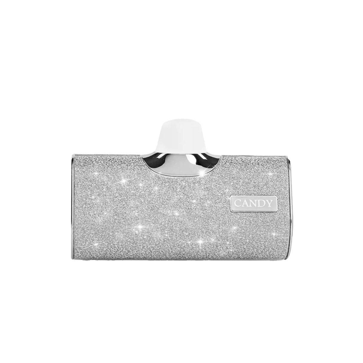 كاندي جو بوكيت باور بنك بقوة 5000 مللي امبير لايتنينج - الالماس الفضي