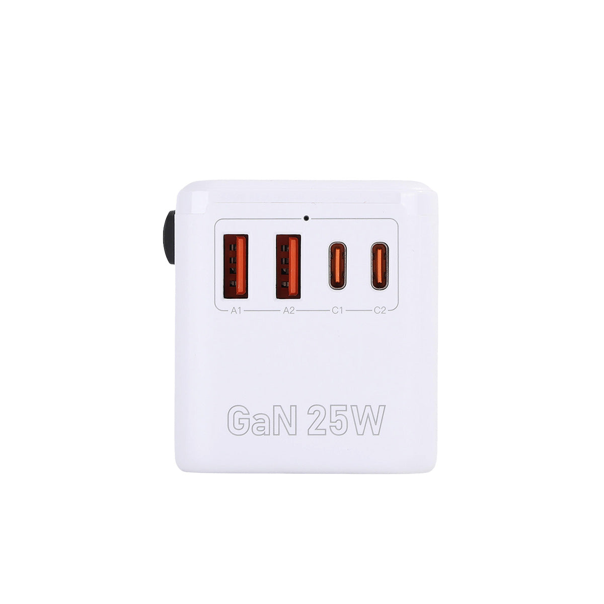 كاندي جو شاحن للسفر 5في1 بتقنية جان تيك - ابيض