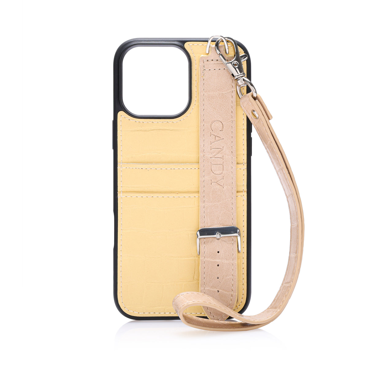 CandyGo Leather Case For iPhone 16 Pro Max - Amber Yellow