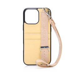 CandyGo Leather Case For iPhone 16 Pro Max - Amber Yellow
